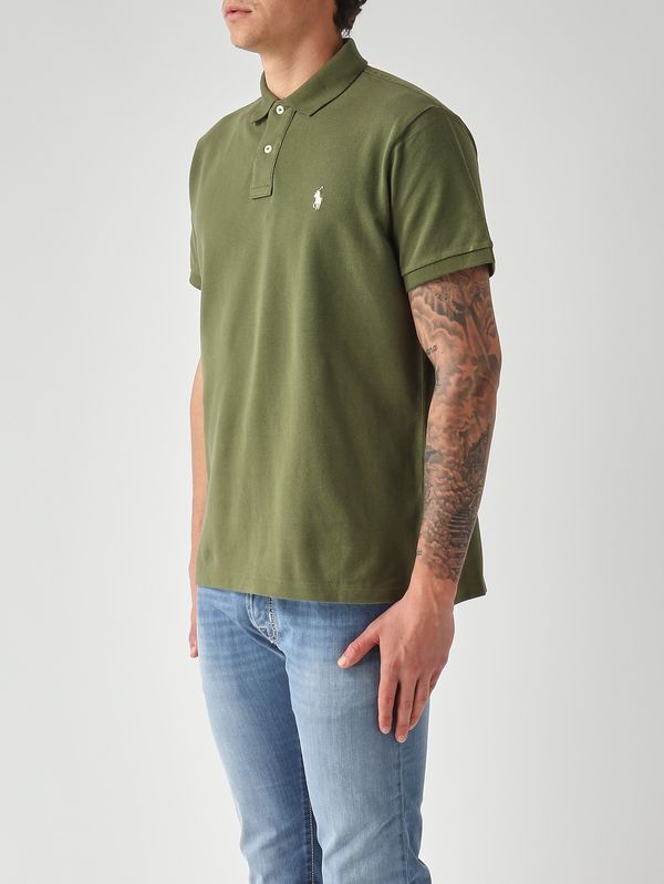 2. Polo de hombre custom slim fit en piqué de algodón Verde Musgo Polo Ralph Lauren 710680784