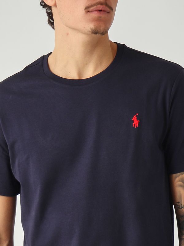 5. Herren-T-Shirt Custom Slim Fit aus Baumwolljersey Marineblau Polo Ralph Lauren 710680785