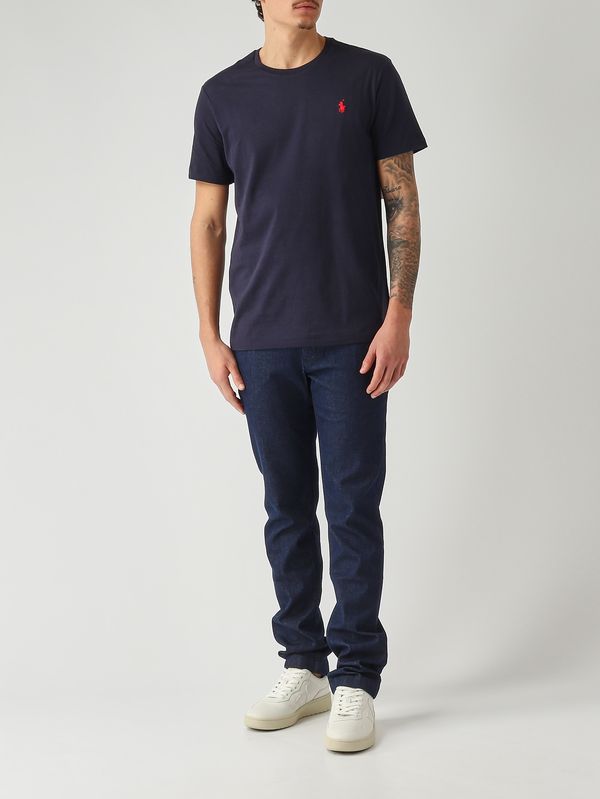 2. Herren-T-Shirt Custom Slim Fit aus Baumwolljersey Marineblau Polo Ralph Lauren 710680785