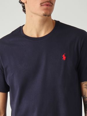 5. Herren-T-Shirt Custom Slim Fit aus Baumwolljersey Marineblau