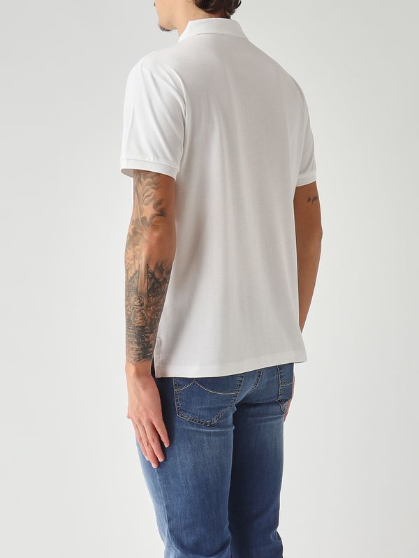 4. Herren-Poloshirt Slim Fit aus Pima-Baumwolle Weiß Polo Ralph Lauren 710685514
