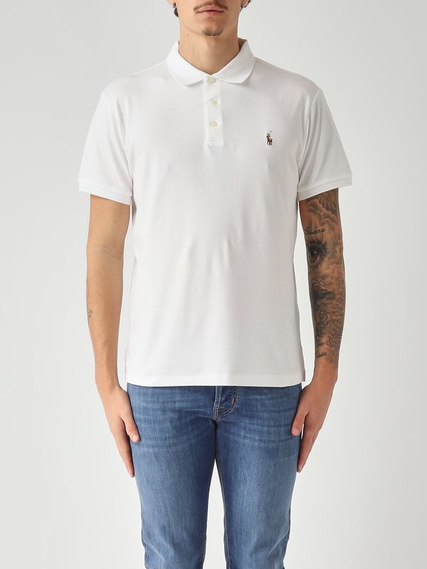 POLO RALPH LAUREN ブラック SLIM FIT 1枚　白 NWT - POLO RALPH LAUREN Mens Big Pony Custom Slim Fit Polo Shirt
