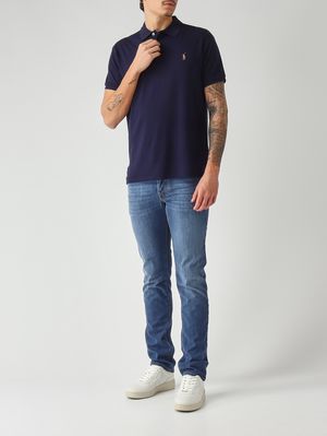 2. Polo uomo slim fit in Pima Cotton Navy