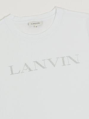 3. T-shirt bambina in cotone Bianco