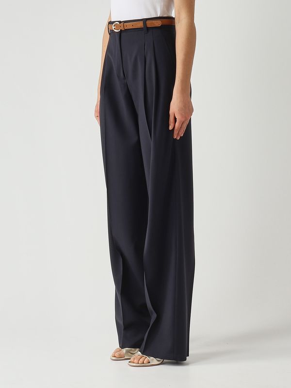 3. Women's Bacio trousers in virgin wool Navy Max Mara Studio 2616131081600