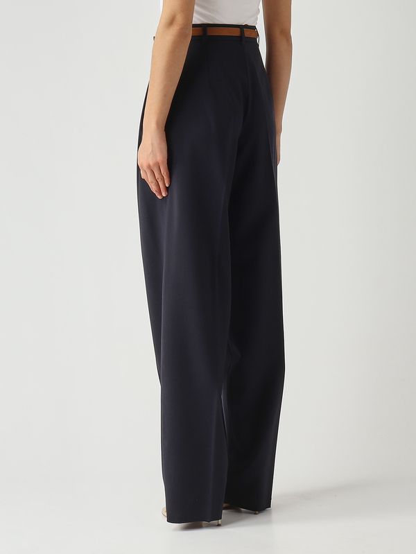 4. Women's Bacio trousers in virgin wool Navy Max Mara Studio 2616131081600