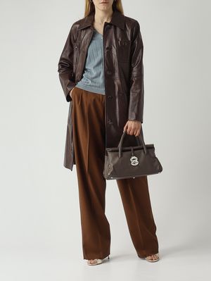 2. Pantalone donna Bacio in lana vergine Caffe'