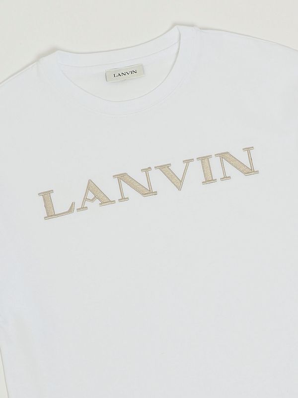 3. T-shirt bambino in cotone Bianco Lanvin n30360