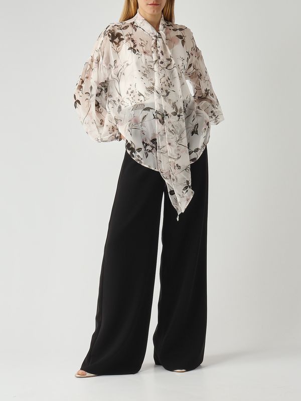 2. Women's Etere blouse in silk Ivory-Floral Max Mara Studio 2616261015600