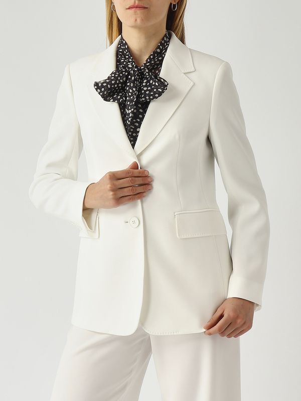 5. Blazer de mujer Linz en tejido cady Blanco Max Mara Studio 2616041055600