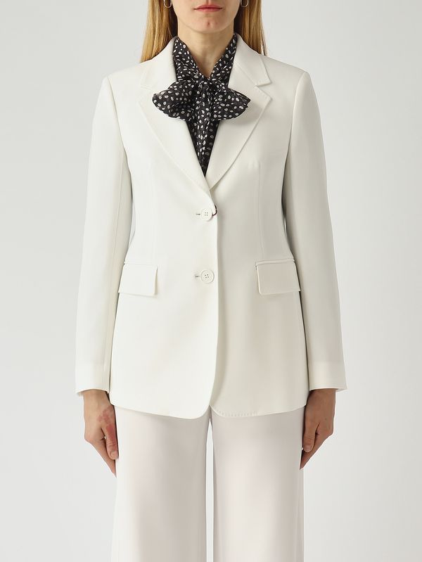 1. Blazer de mujer Linz en tejido cady Blanco Max Mara Studio 2616041055600