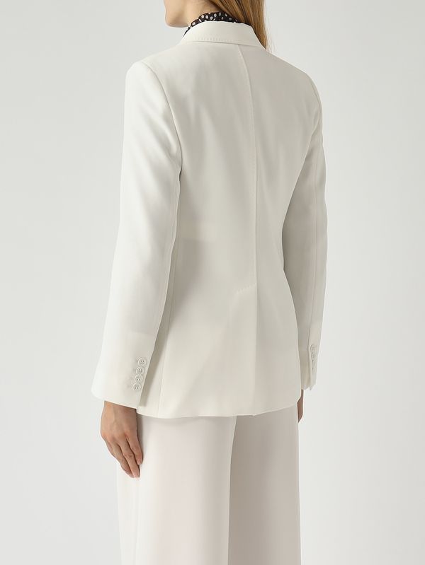 4. Blazer de mujer Linz en tejido cady Blanco Max Mara Studio 2616041055600
