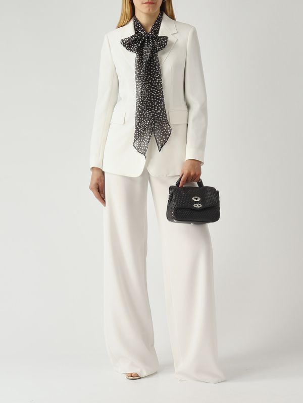 2. Pantalone donna Amico in crepe Bianco Max Mara Studio 2616131025600
