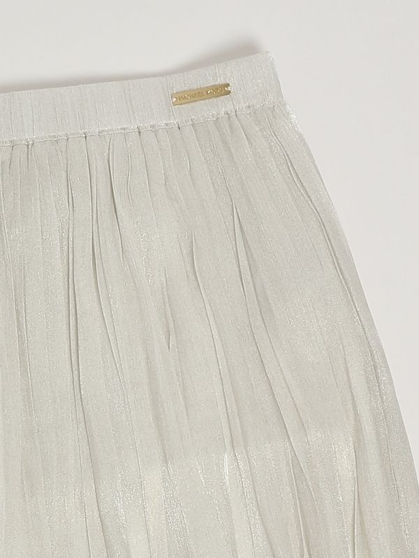 3. Falda para niña de tejido lurex. Oro Michael Kors r30557