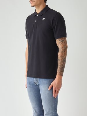 2. Polo uomo Vinnie in cotone stretch piquè Navy