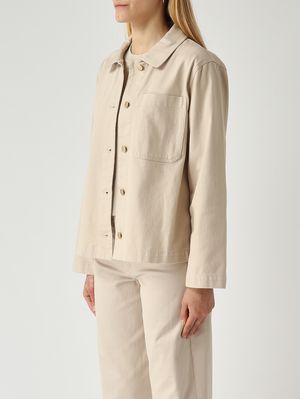 3. Overshirt donna Fascino in cotone stretch Corda