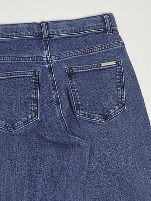 3. Jeans bambina in cotone stretch Denim Scuro