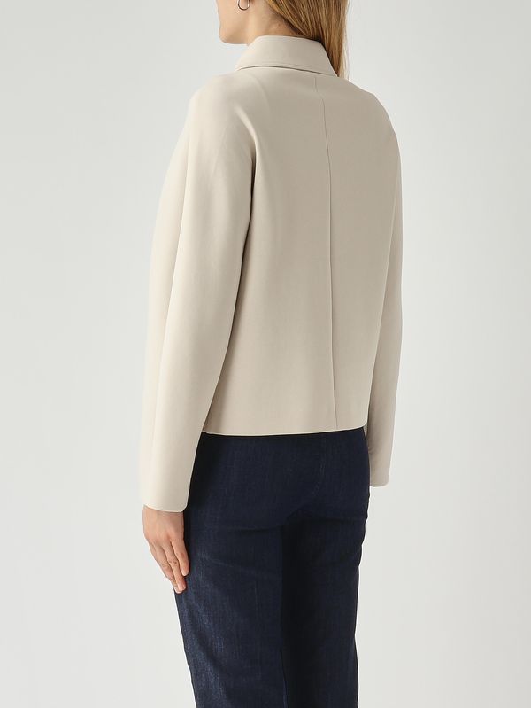 4. Giacca donna Armonioso in misto cotone stretch Avorio S Max Mara 2619911051600