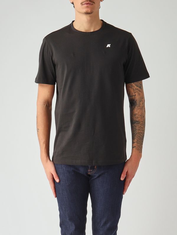 1. Men's Odom cotton T-shirt Black K-Way k7125uw