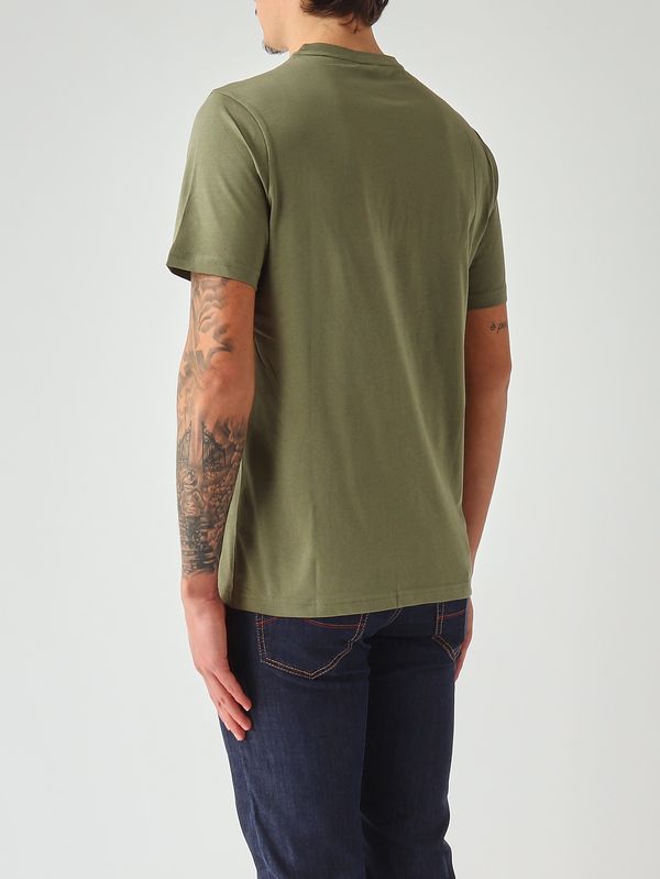 3. T-shirt uomo Odom in cotone Verde Muschio K-Way k7125uw