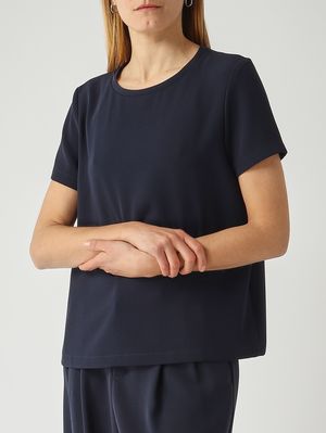 5. Camiseta de mujer Rebecca de tejido técnico Azul marino