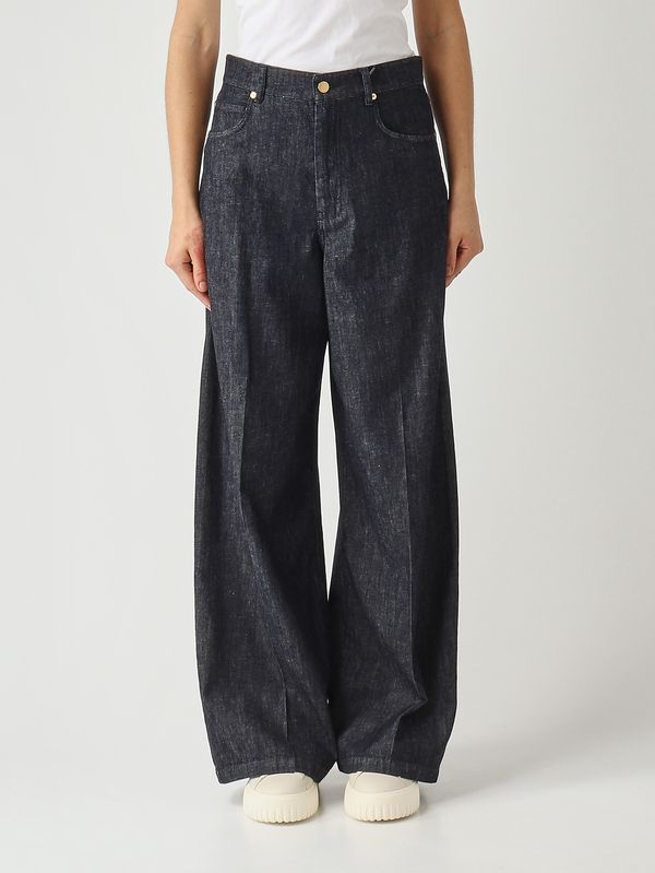 1. Jeans de mujer Lavinia de algodón y kapok Denim oscuro S Max Mara 2619181041600