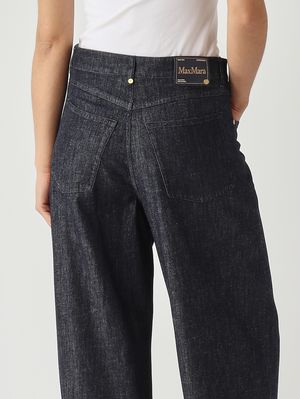 5. Jeans de mujer Lavinia de algodón y kapok Denim oscuro