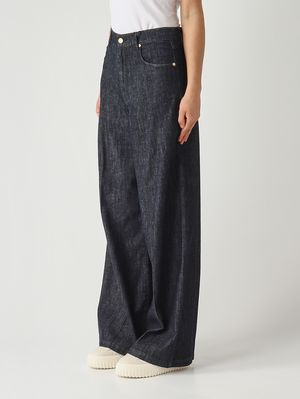 3. Jeans de mujer Lavinia de algodón y kapok Denim oscuro