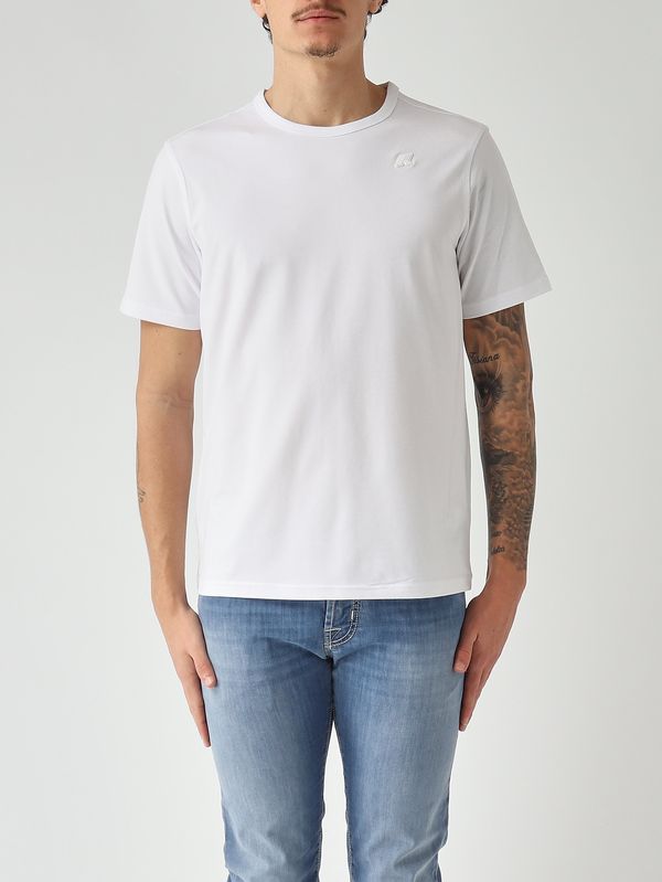 T-shirt homme Adame Light en coton stretch Blanc K-Way