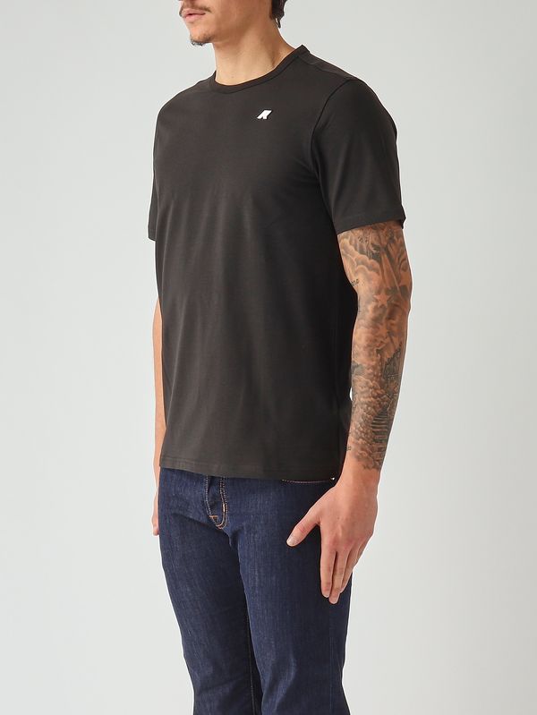 2. T-shirt homme Adame Light en coton stretch Noir K-Way k71349w
