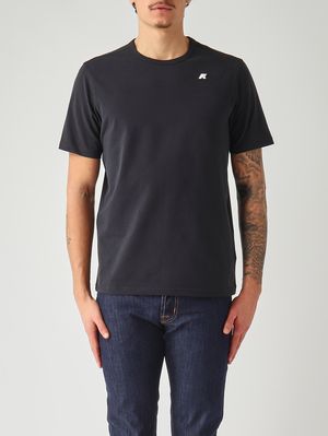 1. Herren-T-Shirt Adame Light aus Stretch-Baumwolle Marineblau