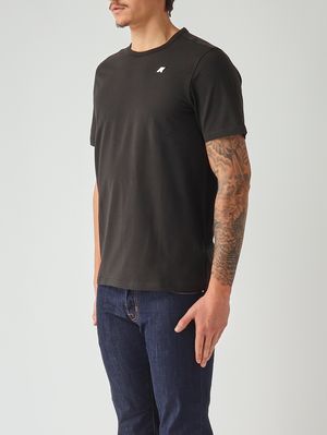 2. T-shirt homme Adame Light en coton stretch Noir