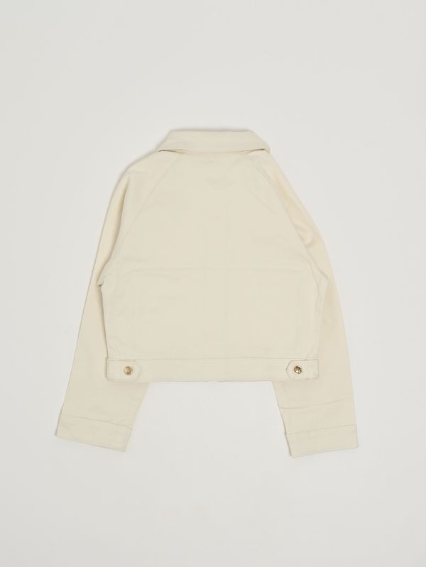 2. Chaqueta de niña de algodón elástico. Crema Michael Kors r30584