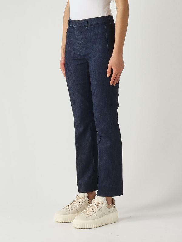 3. Vaqueros de mujer Diana en mezcla de algodón elástico Denim oscuro S Max Mara 2619181021600