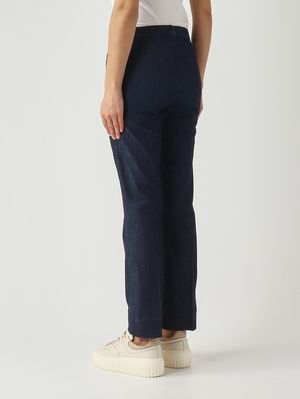 4. Vaqueros de mujer Diana en mezcla de algodón elástico Denim oscuro