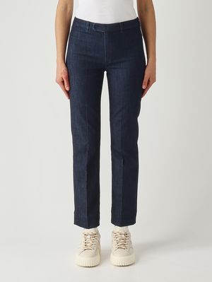 1. Vaqueros de mujer Diana en mezcla de algodón elástico Denim oscuro