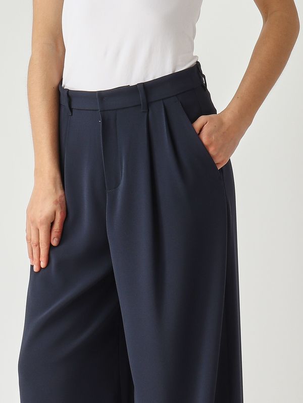 5. Pantalón de mujer Donata en tejido técnico Azul marino S Max Mara 2619131111600
