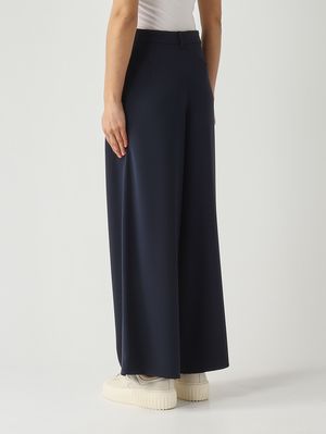 4. Pantalón de mujer Donata en tejido técnico Azul marino