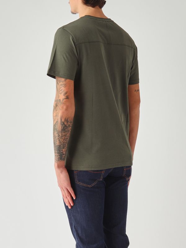 3. Herren-T-Shirt Leonide aus Baumwolle Militär K-Way k7142kw