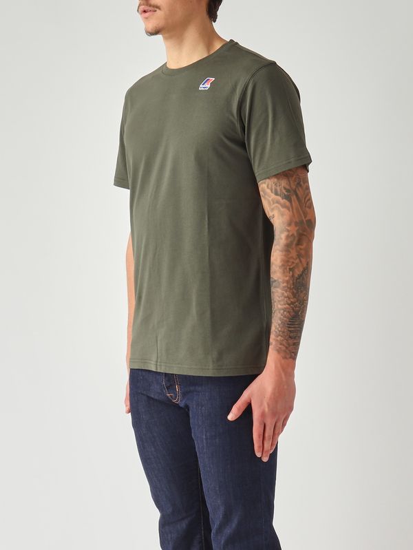 2. Herren-T-Shirt Leonide aus Baumwolle Militär K-Way k7142kw