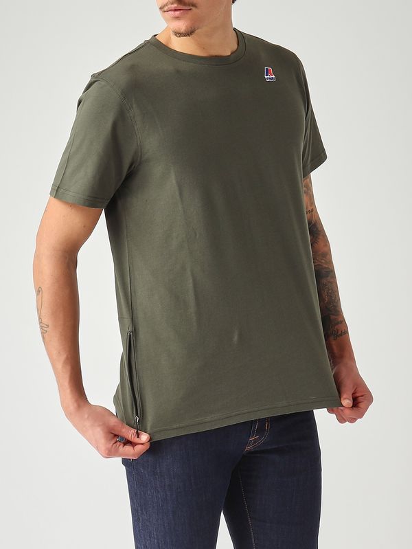 4. Herren-T-Shirt Leonide aus Baumwolle Militär K-Way k7142kw