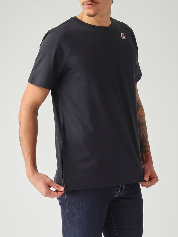 4. Camiseta de hombre Leonide de algodón Azul marino K-Way k7142kw