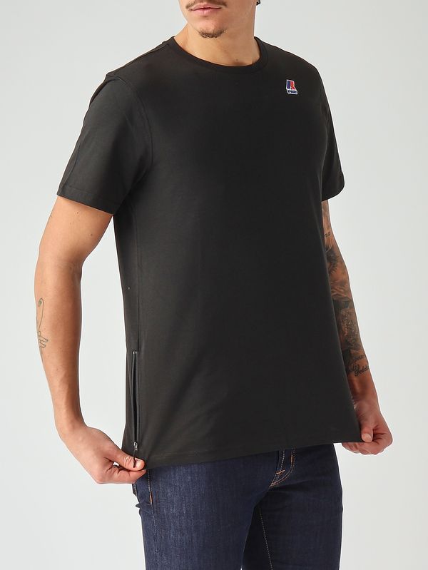 4. Camiseta de hombre Leonide de algodón Negro K-Way k7142kw