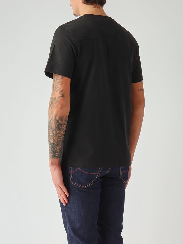 3. Camiseta de hombre Leonide de algodón Negro K-Way k7142kw