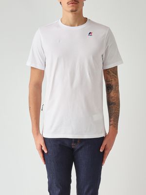 1. Herren-T-Shirt Leonide aus Baumwolle Weiß