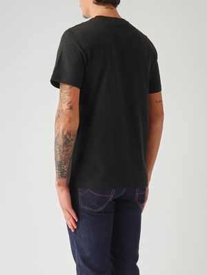 3. Herren-T-Shirt Leonide aus Baumwolle Schwarz