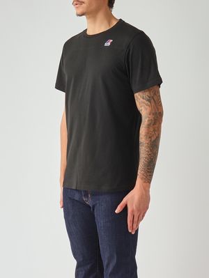 2. Herren-T-Shirt Leonide aus Baumwolle Schwarz