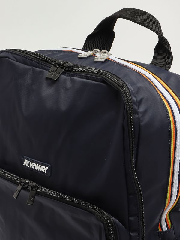 4. Gizy men's backpack in waterproof ripstop fabric Navy K-Way k4112xw