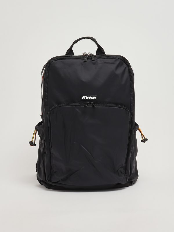1. Gizy men's backpack in waterproof ripstop fabric Black K-Way k4112xw