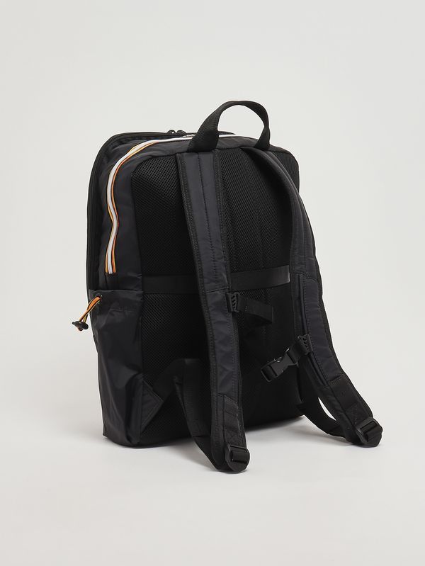 2. Gizy men's backpack in waterproof ripstop fabric Black K-Way k4112xw